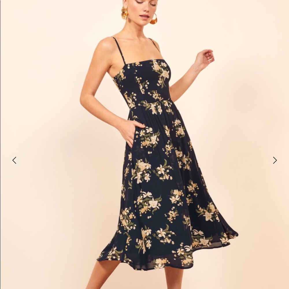Reformation Rosehip Dress W/ Pockets